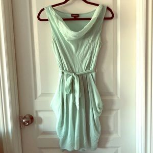 Bebe Mint Green Silk Dress